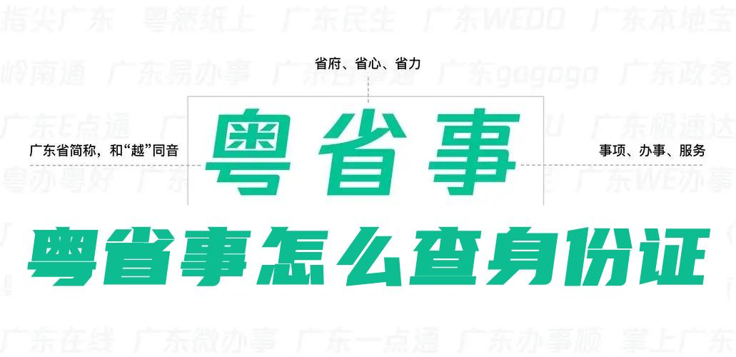 粤省事查看身份证步骤教程