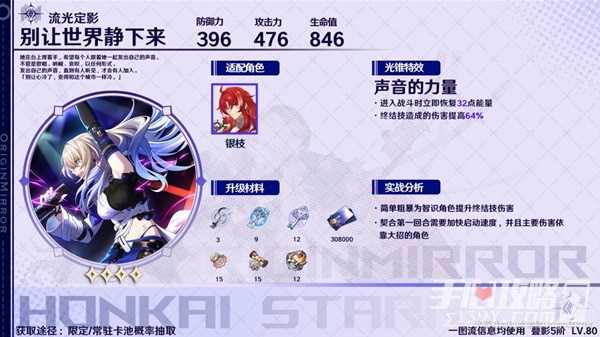 《崩坏星穹铁道》银枝全方位角色解析