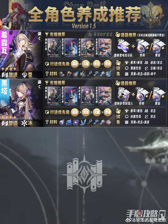 《崩坏星穹铁道》1.5版本全角色培养攻略