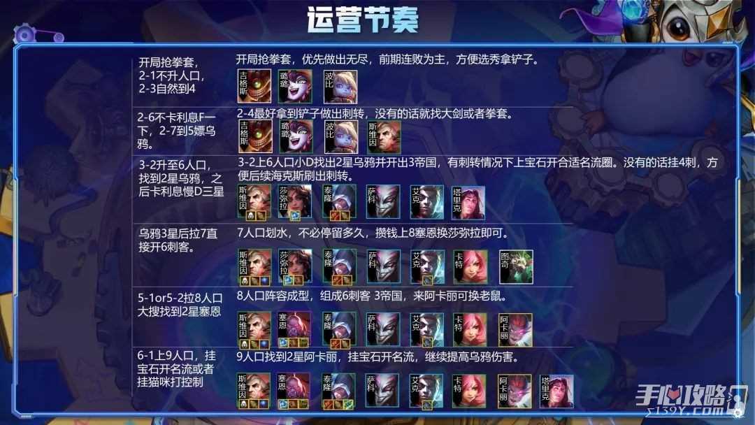 《云顶之弈》帝刺乌鸦阵容玩法攻略