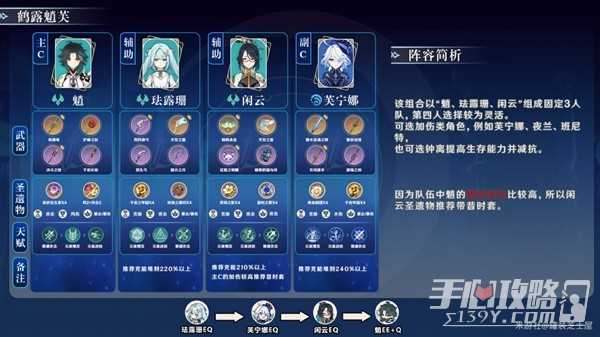 《原神》闲云不同元素队伍搭配攻略