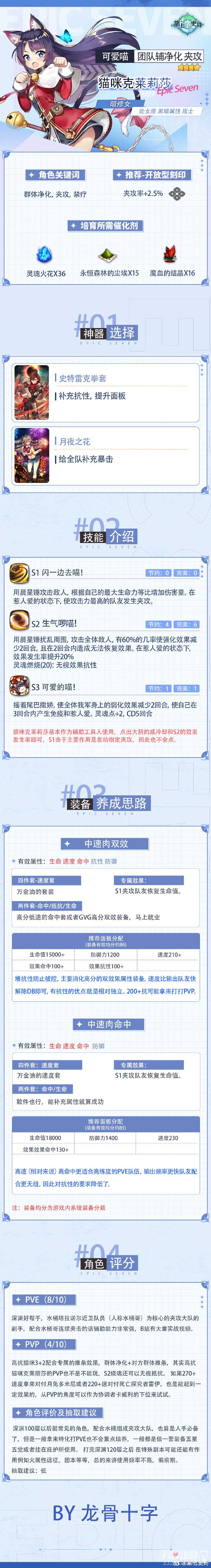 《第七史诗》4星黑暗属性战士“猫咪克莱莉莎”解析攻略