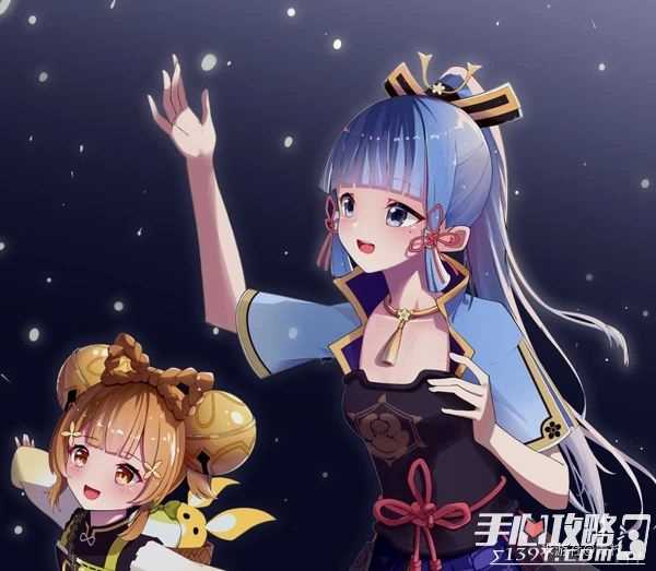 《原神》神里绫华游戏人物宣传图