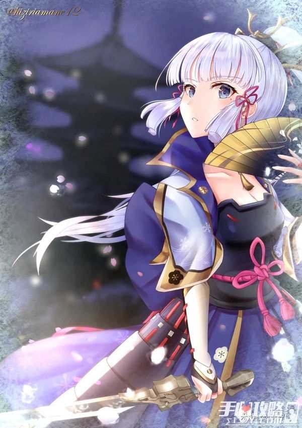 《原神》神里绫华游戏人物宣传图
