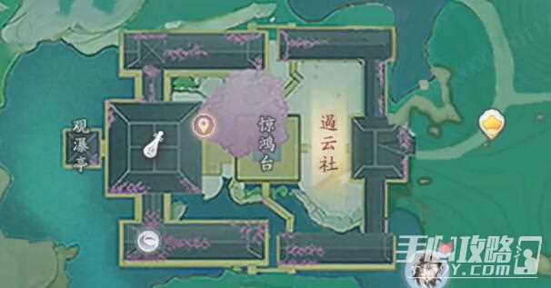 《射雕》吟咏台位置介绍